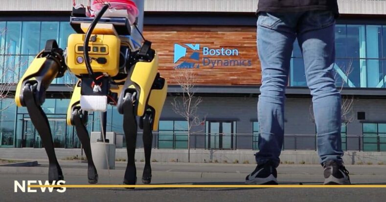 Робособаку Boston Dynamics научили мочиться пивом
