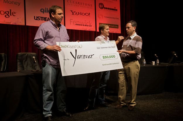 Yammer получает награду от TechCrunch 