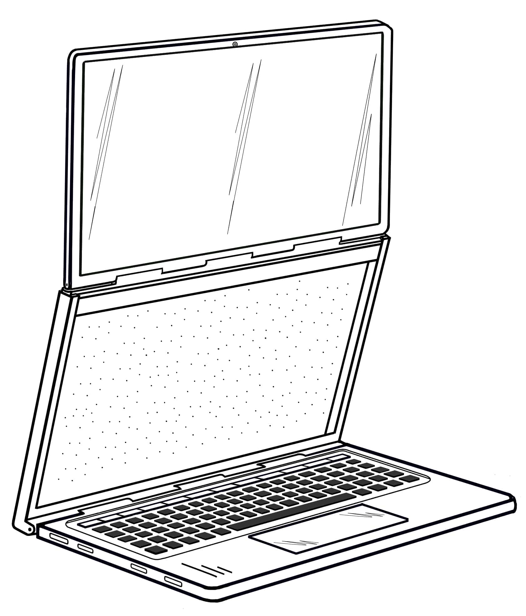 Ноутбук із двома екранами