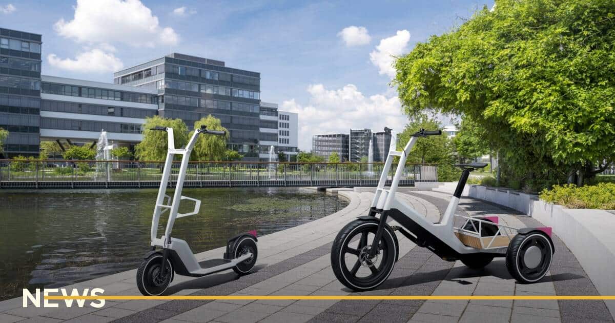 BMW представила трьохколісний електровелосипед і самокат