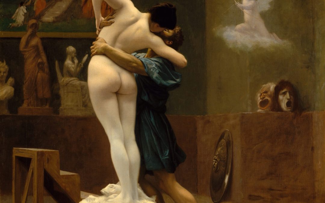  Пигмалион и Галатея. Картина французского художника Жана-Леона Жерома 