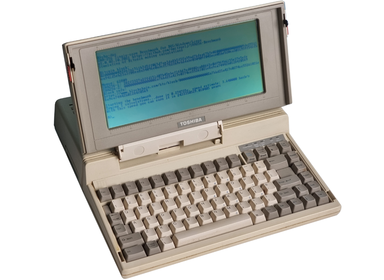 Toshiba T1100 1985 року