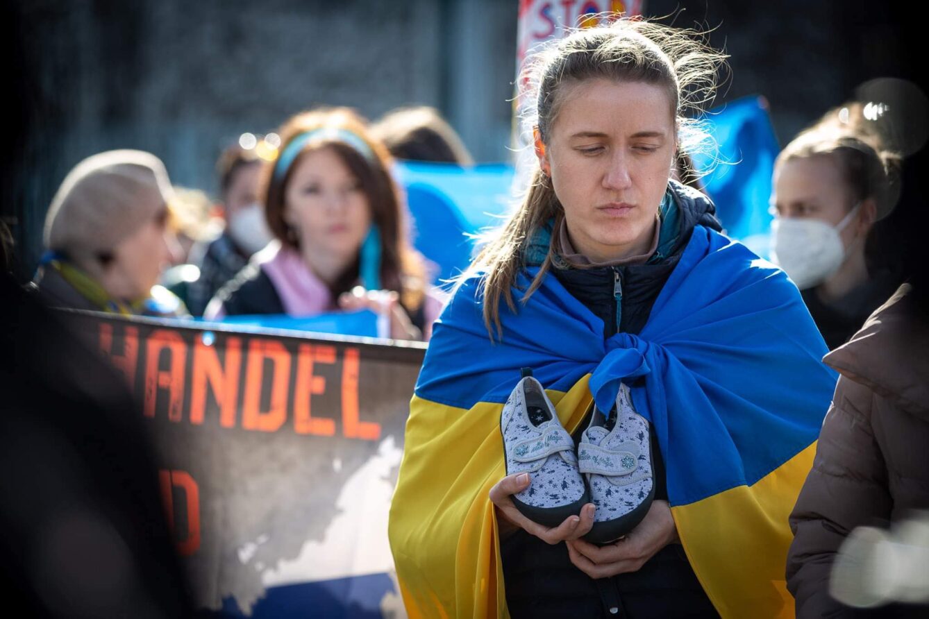Акції українських активістів проти торгівлі з росією в Берліні, НІмеччина