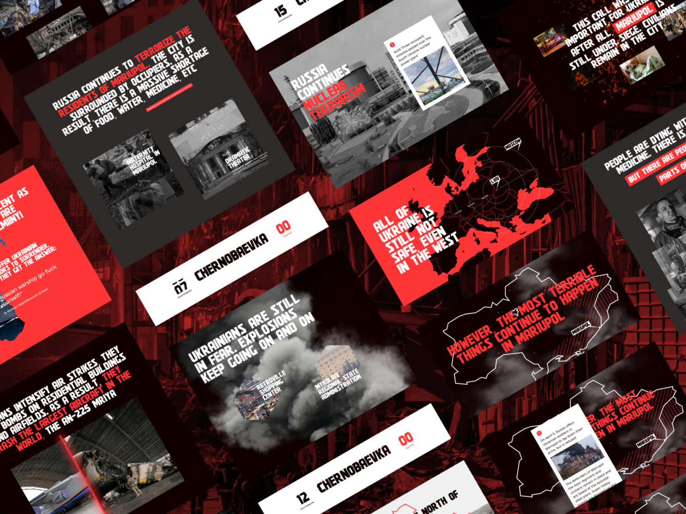 Укранські креативники створили сайт про війну з росією