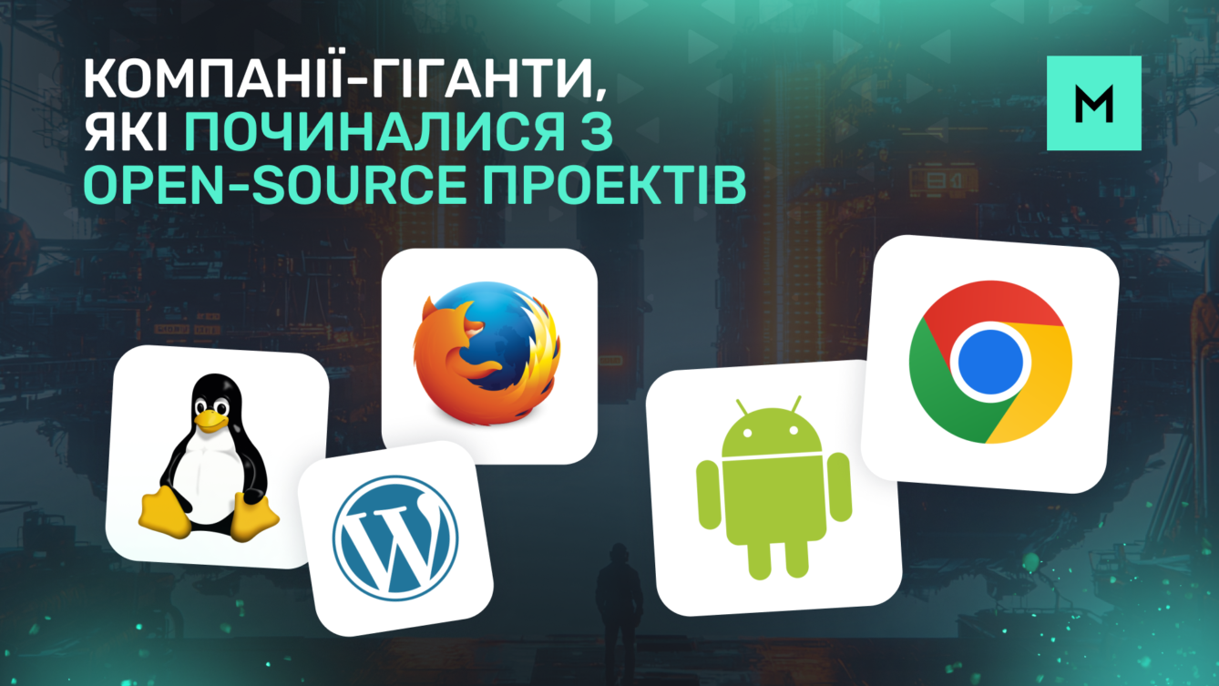 Компанії-гіганти, які починалися з open-source проєктів