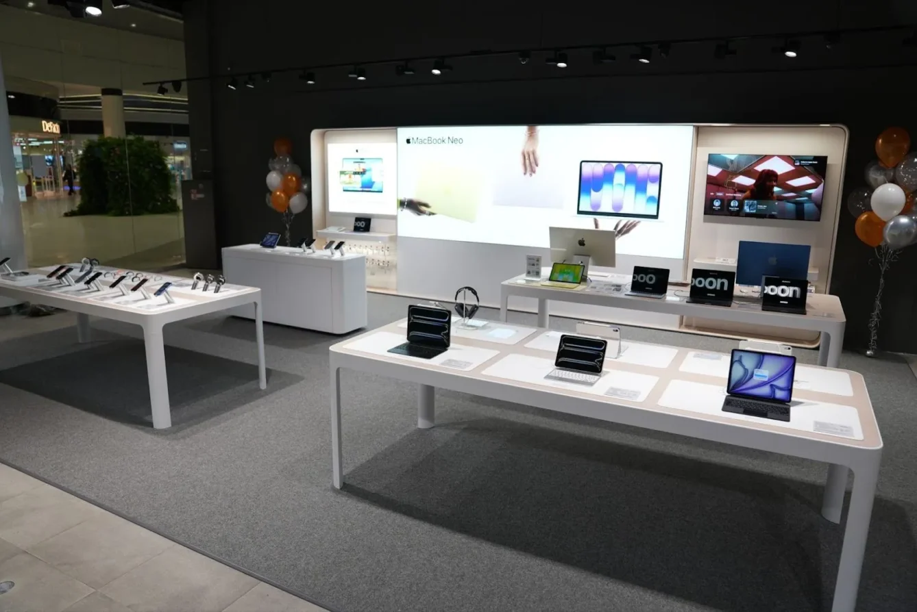 Бренд-зона Apple нового формату, яку відкрила мережа «Цитрус»
