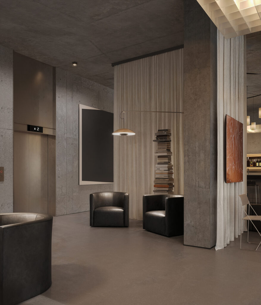 Інтер'єр краудфандинг-готелю Circle