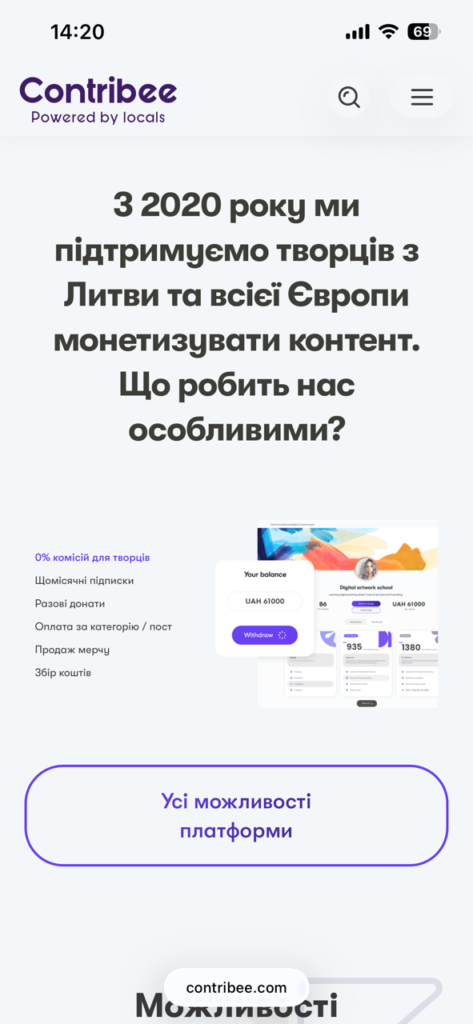contribee-zapuskayetsya-v-ukrayini-yak-praczyuvatyme-platforma-dlya-pidpysok-donativ-i-zboriv-bez-komisij Contribee