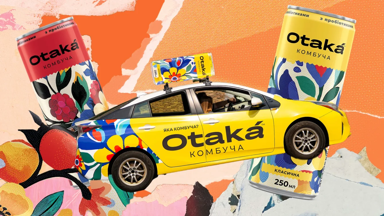 Комбуча, яка їздить Києвом: чому Otaká з'явилася в (і на) автівках Uklon